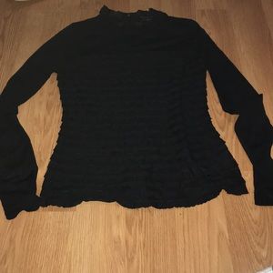 Black forever 21 mesh long sleeve